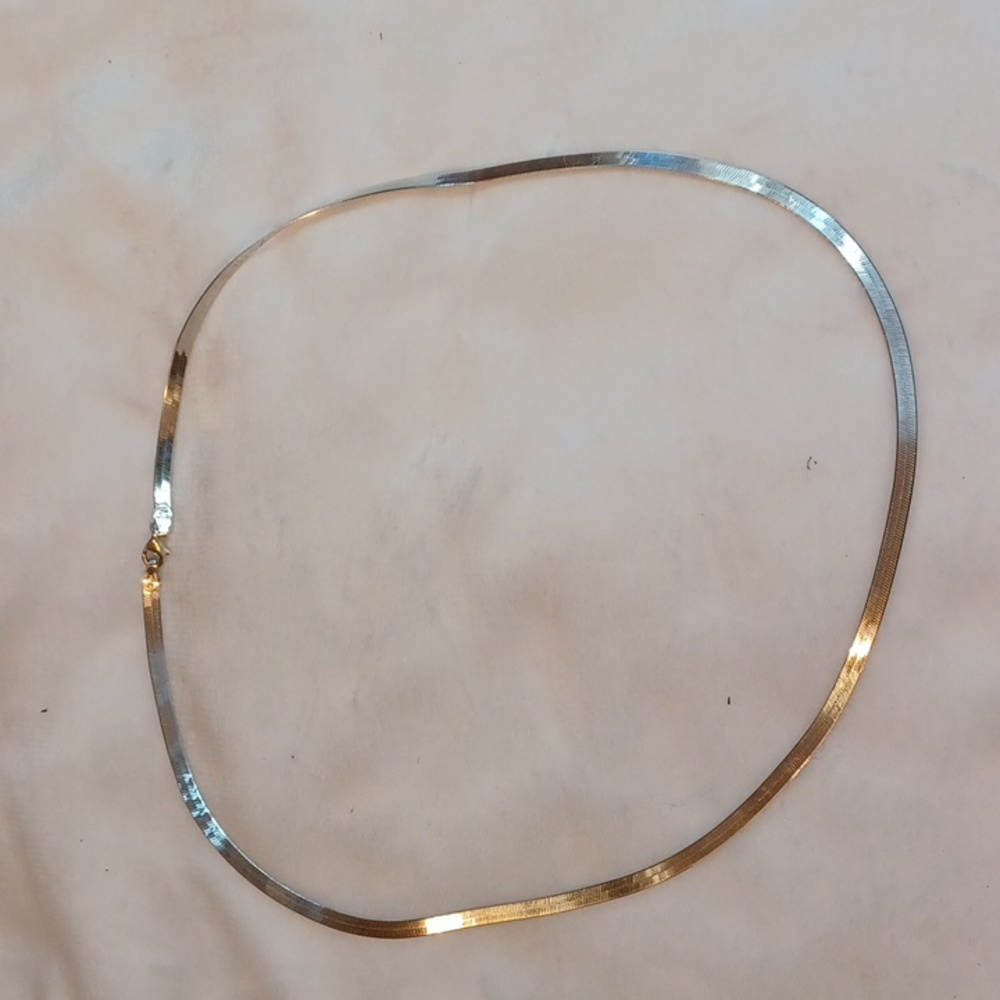 Silver 925  Sepertine Italain Necklace 20 L